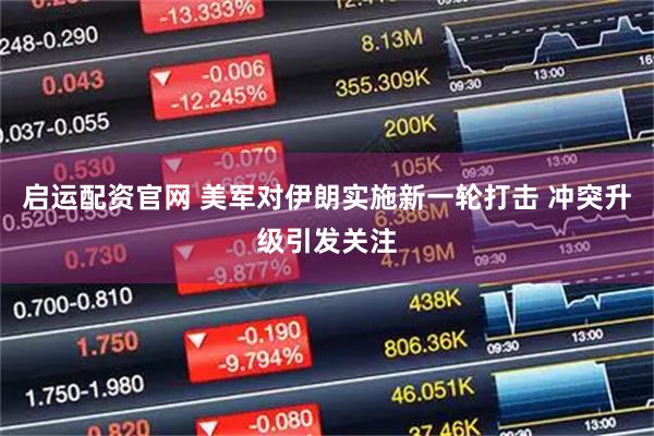 启运配资官网 美军对伊朗实施新一轮打击 冲突升级引发关注